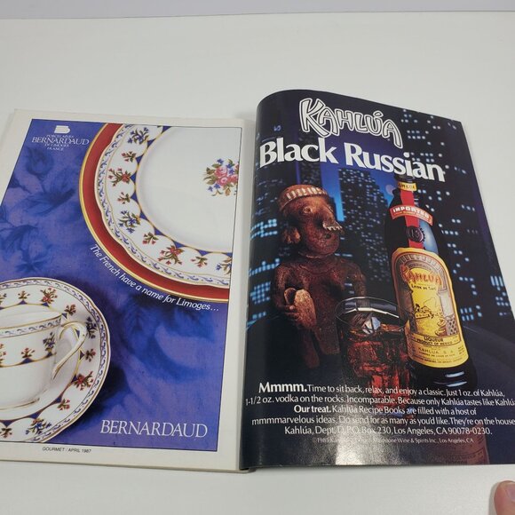 Gourmet Magazine April 1987 Asparagus Cover Vintage Cooking - Picture 15 of 16